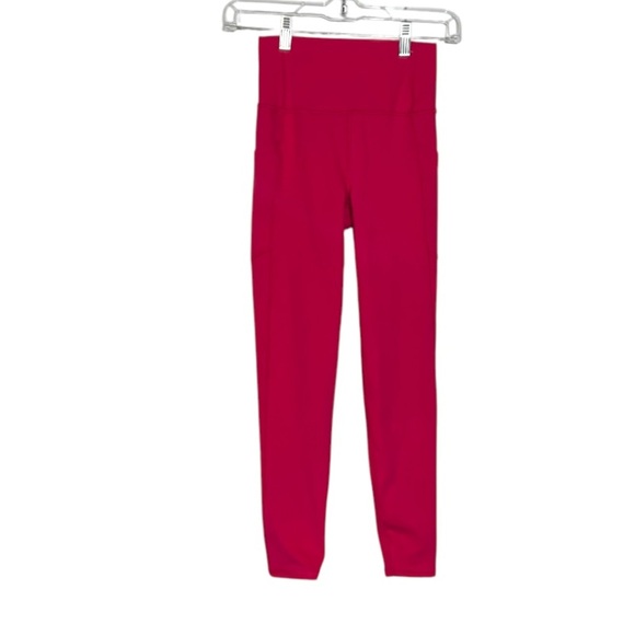 NWT GAPFit Hot Pink Leggings High Rise Ankle Size XS - Picture 1 of 8